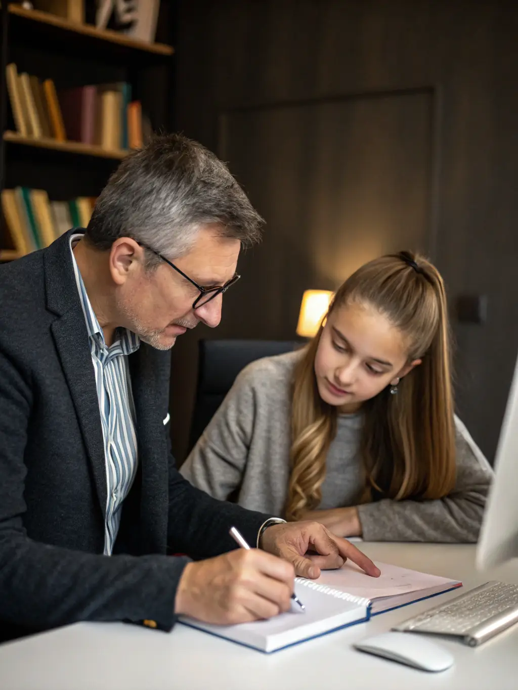 A coach is conducting a one-on-one coaching session with an entrepreneur, discussing challenges, opportunities, and strategies for overcoming obstacles and achieving goals.